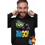 Fashion, accesorii si bijuterii - Barbati - Imbracaminte - Hanorace barbati - Hanorac Barbati Beast Haideti Tineri Titani, negru, marime L - Infinity.ro