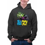 Fashion, accesorii si bijuterii - Barbati - Imbracaminte - Hanorace barbati - Hanorac Barbati Beast Haideti Tineri Titani, negru, marime L - Infinity.ro