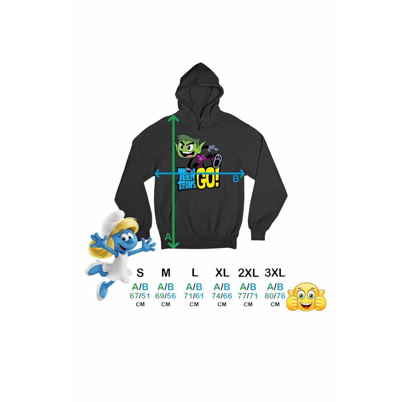 Fashion, accesorii si bijuterii - Barbati - Imbracaminte - Hanorace barbati - Hanorac Barbati Beast Haideti Tineri Titani, negru, marime L - Infinity.ro