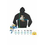 Fashion, accesorii si bijuterii - Barbati - Imbracaminte - Hanorace barbati - Hanorac Barbati Casa Loud Lincoln Bebelus, negru, marime XL - Infinity.ro