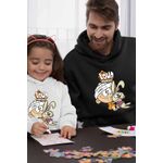 Fashion, accesorii si bijuterii - Barbati - Imbracaminte - Hanorace barbati - Hanorac Barbati Casa Loud Lincoln Bebelus, negru, marime XL - Infinity.ro
