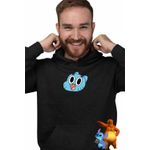 Fashion, accesorii si bijuterii - Barbati - Imbracaminte - Hanorace barbati - Hanorac Barbati Gumball Desene Faine, negru, marime S - Infinity.ro