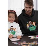 Fashion, accesorii si bijuterii - Barbati - Imbracaminte - Hanorace barbati - Hanorac Barbati Craig Dumbrava Aventuri, negru, marime L - Infinity.ro