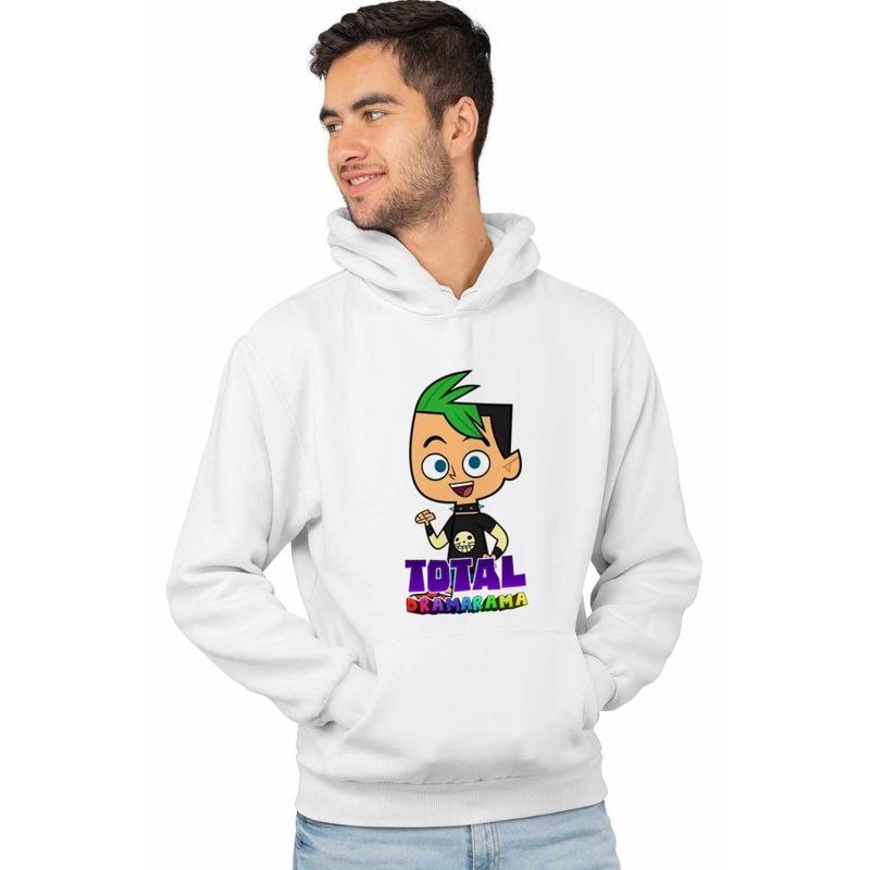 Fashion, accesorii si bijuterii - Barbati - Imbracaminte - Hanorace barbati - Hanorac Barbati Gradinita Dramei Totale Duncan Drama rama, alb, marime 3XL - Infinity.ro