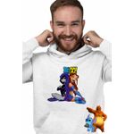 Fashion, accesorii si bijuterii - Barbati - Imbracaminte - Hanorace barbati - Hanorac Barbati Raven Starfire Tineri Titani, alb, marime S - Infinity.ro