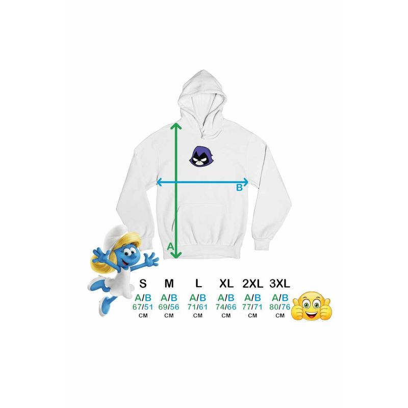 Fashion, accesorii si bijuterii - Barbati - Imbracaminte - Hanorace barbati - Hanorac Barbati Raven Spirit Haideti Tineri Titani, alb, marime 2XL - Infinity.ro