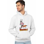 Fashion, accesorii si bijuterii - Barbati - Imbracaminte - Hanorace barbati - Hanorac Barbati Draculas Vampirul Iepuras, alb, marime 2XL - Infinity.ro
