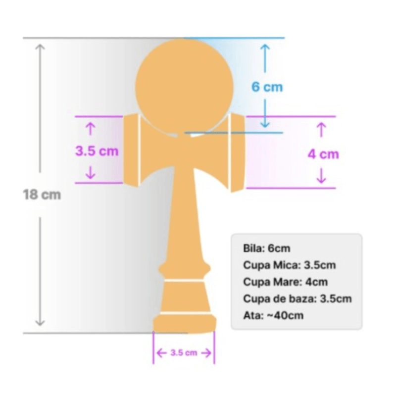 Jucarii, Copii si Bebe - Jucarii si jocuri - Jucarii & jocuri educative - Jucarii interactive - Kendama Pro Krom Usa, Model Crapat, Alb-Negru - Infinity.ro