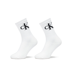 Fashion, accesorii si bijuterii - Femei - Lenjerie si pijamale femei - Sosete si ciorapi femei - Set de 2 Sosete Calvin Klein, Albe, 2 perechi, ONE SIZE - Infinity.ro