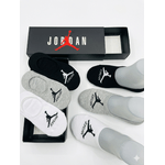 Fashion, accesorii si bijuterii - Femei - Lenjerie si pijamale femei - Sosete si ciorapi femei - Set 6 talpici Jordan, unisex, One Size - Infinity.ro