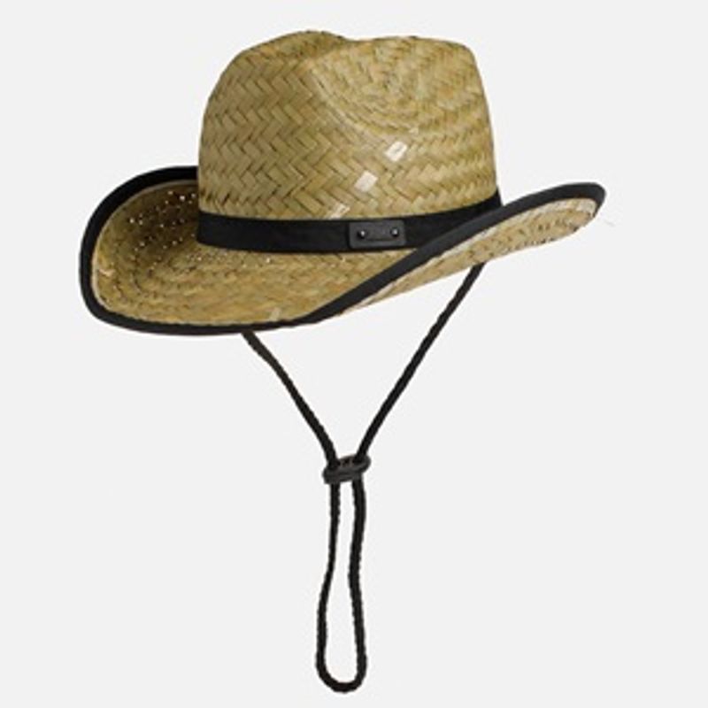 Fashion, accesorii si bijuterii - Barbati - Accesorii barbati - Caciuli si sepci barbati - Palarie de paie unisex, bej, marimea 59, stil farmer cowboy - Infinity.ro