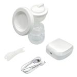 Jucarii, Copii si Bebe - Maternitate - Pompe de san - Pompa de san electrica, 150 ml, Alba, fara BPA - Infinity.ro