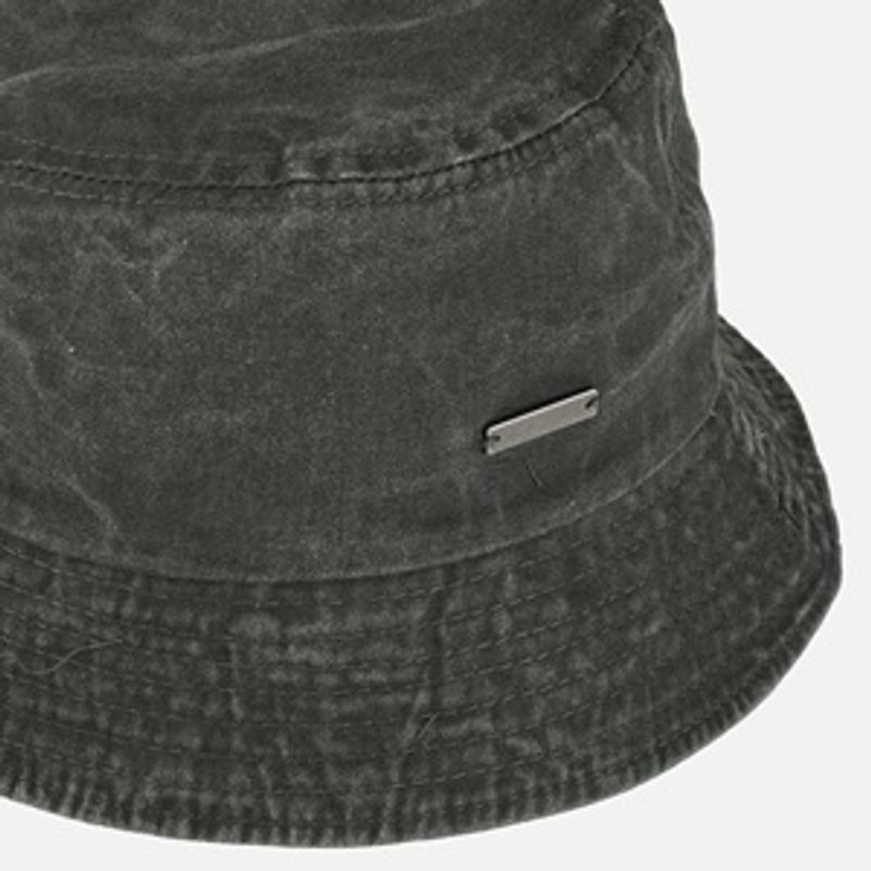 Fashion, accesorii si bijuterii - Barbati - Accesorii barbati - Caciuli si sepci barbati - Palarie tip bucket din bumbac, Marimea 59, Gri Stonewashed - Infinity.ro