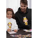 Fashion, accesorii si bijuterii - Barbati - Imbracaminte - Hanorace barbati - Hanorac Barbati Labubu Wolverine X-Men, negru, marime 2XL - Infinity.ro