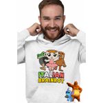 Fashion, accesorii si bijuterii - Barbati - Imbracaminte - Hanorace barbati - Hanorac Barbati Italian Ballerina Tung Boneca Brainrot Brain Rot, alb, marime M - Infinity.ro