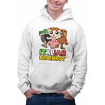 Fashion, accesorii si bijuterii - Barbati - Imbracaminte - Hanorace barbati - Hanorac Barbati Italian Ballerina Tung Boneca Brainrot Brain Rot, alb, marime M - Infinity.ro