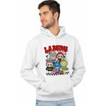 Fashion, accesorii si bijuterii - Barbati - Imbracaminte - Hanorace barbati - Hanorac Barbati Labubu Supereroi Marvel, alb, marime 3XL - Infinity.ro