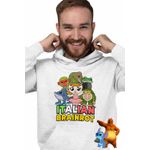Fashion, accesorii si bijuterii - Barbati - Imbracaminte - Hanorace barbati - Hanorac Barbati Italian Ballerina Tralalero BrrBrr Brainrot Brain Rot, alb, marime XL - Infinity.ro