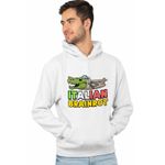 Fashion, accesorii si bijuterii - Barbati - Imbracaminte - Hanorace barbati - Hanorac Barbati Italian Bombardilo Crocodilo Brain Rot Brainrot, alb, marime M - Infinity.ro