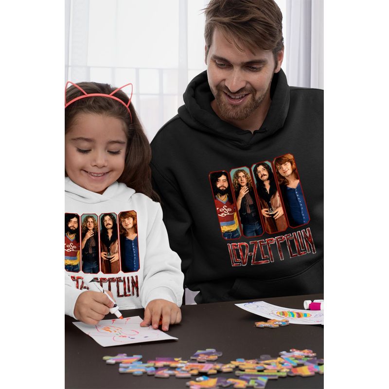 Fashion, accesorii si bijuterii - Barbati - Imbracaminte - Hanorace barbati - Hanorac Personalizat Barbati Led Zeppelin Legend Merch, negru, marime S - Infinity.ro