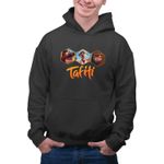 Fashion, accesorii si bijuterii - Barbati - Imbracaminte - Hanorace barbati - Hanorac Personalizat Barbati Tafiti Cartoon, negru, marime S - Infinity.ro