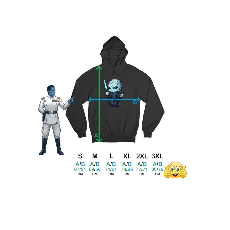 Fashion, accesorii si bijuterii - Barbati - Imbracaminte - Hanorace barbati - Hanorac Personalizat Barbati Game of Thrones Night King White Walkers, negru, marime S - Infinity.ro