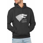 Fashion, accesorii si bijuterii - Barbati - Imbracaminte - Hanorace barbati - Hanorac Personalizat Barbati Game of Thrones Winter is Coming House Stark, negru, marime 3XL - Infinity.ro