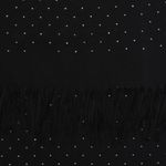 Fashion, accesorii si bijuterii - Femei - Accesorii femei - Esarfe si fulare femei - Esarfa dama, din lana, Buticcochet, 70x190 cm, model cu strasuri, Negru - ES3381 - Infinity.ro