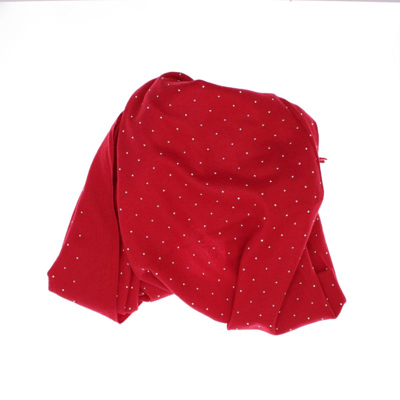 Fashion, accesorii si bijuterii - Femei - Accesorii femei - Esarfe si fulare femei - Esarfa dama, din lana, Buticcochet, 70x190 cm, model cu strasuri, Rosu - ES3387 - Infinity.ro