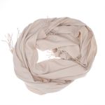 Fashion, accesorii si bijuterii - Femei - Accesorii femei - Esarfe si fulare femei - Esarfa dama, din lana, Buticcochet, 70x190 cm, model cu strasuri, Crem - ES3386 - Infinity.ro