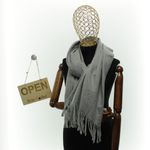 Fashion, accesorii si bijuterii - Femei - Accesorii femei - Esarfe si fulare femei - Esarfa dama, din lana, Buticcochet, 66x200 cm, model cu sclipici, Gri - ES3396 - Infinity.ro