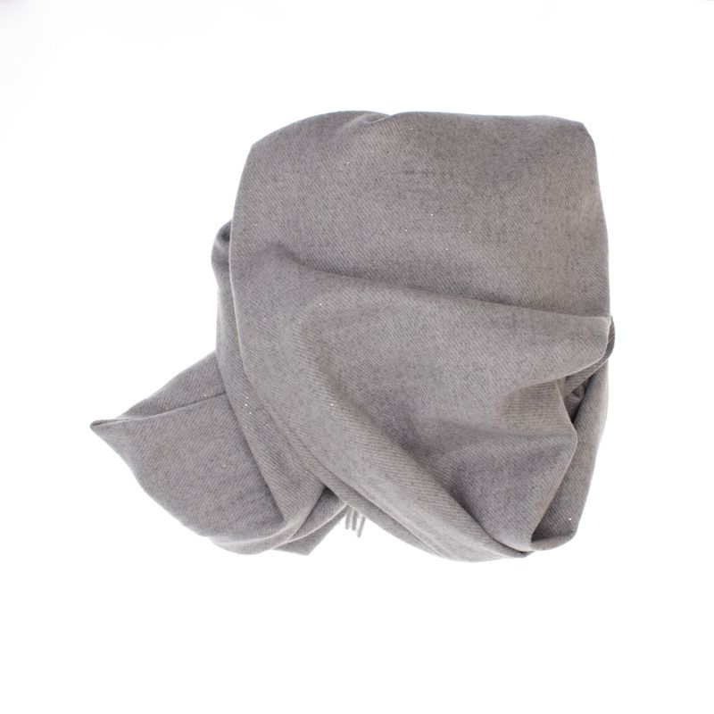 Fashion, accesorii si bijuterii - Femei - Accesorii femei - Esarfe si fulare femei - Esarfa dama, din lana, Buticcochet, 66x200 cm, model cu sclipici, Gri - ES3396 - Infinity.ro