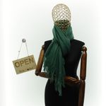 Fashion, accesorii si bijuterii - Femei - Accesorii femei - Esarfe si fulare femei - Esarfa dama, din lana, Buticcochet, 66x200 cm, model cu sclipici, Verde - ES3388 - Infinity.ro