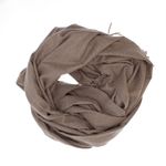 Fashion, accesorii si bijuterii - Femei - Accesorii femei - Esarfe si fulare femei - Esarfa dama, din lana, Buticcochet, 66x200 cm, model cu sclipici, Bej inchis - ES3391 - Infinity.ro
