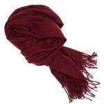 Fashion, accesorii si bijuterii - Femei - Accesorii femei - Esarfe si fulare femei - Esarfa dama, din lana, Buticcochet, 66x200 cm, model cu sclipici, Bordo - ES3390 - Infinity.ro