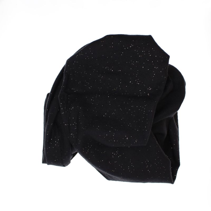 Fashion, accesorii si bijuterii - Femei - Accesorii femei - Esarfe si fulare femei - Esarfa dama, din lana, Buticcochet, 66x200 cm, model cu sclipici, Negru - ES3398 - Infinity.ro