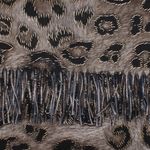 Fashion, accesorii si bijuterii - Femei - Accesorii femei - Esarfe si fulare femei - Esarfa dama, din lana, Buticcochet, 70x186 cm, model animal print, Bej - ES3399 - Infinity.ro