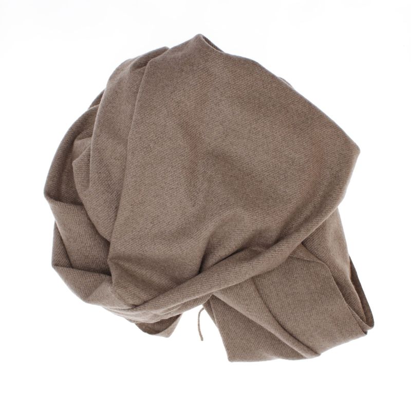 Fashion, accesorii si bijuterii - Femei - Accesorii femei - Esarfe si fulare femei - Esarfa dama, din lana, Buticcochet, 70x190 cm, model uni , Bej inchis - ES3411 - Infinity.ro