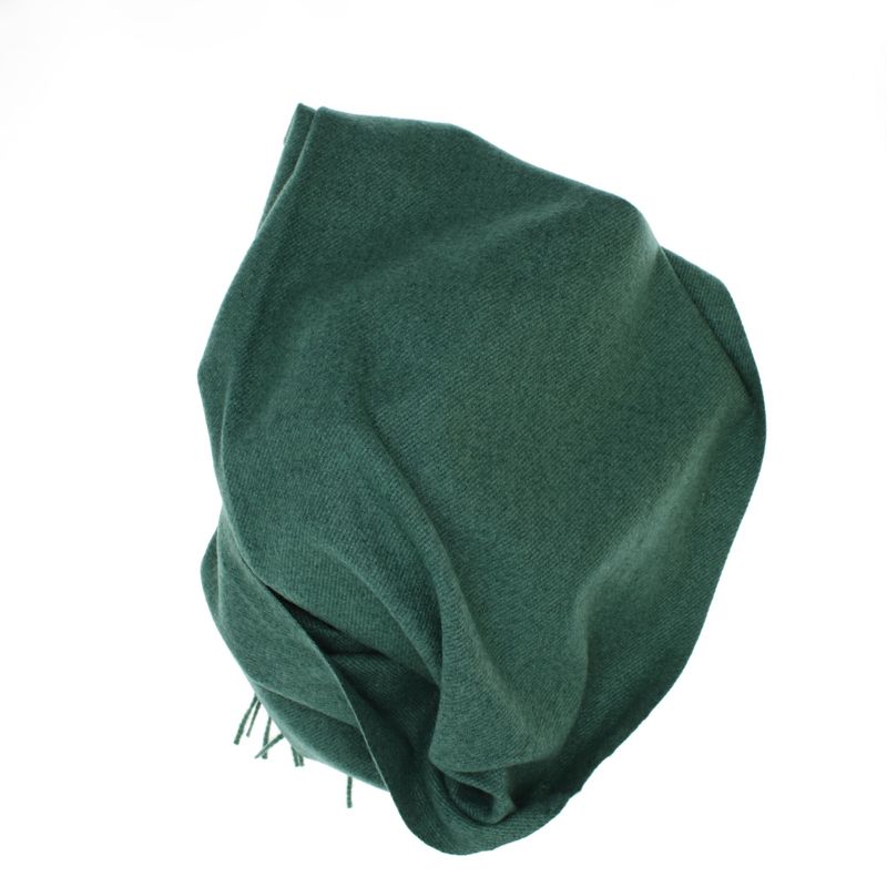 Fashion, accesorii si bijuterii - Femei - Accesorii femei - Esarfe si fulare femei - Esarfa dama, din lana, Buticcochet, 70x190 cm, model uni, Verde - ES3412 - Infinity.ro