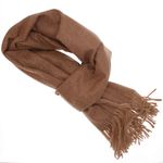 Fashion, accesorii si bijuterii - Femei - Accesorii femei - Esarfe si fulare femei - Esarfa dama, din lana, Buticcochet, 70x190 cm, model uni, Maro - ES3415 - Infinity.ro