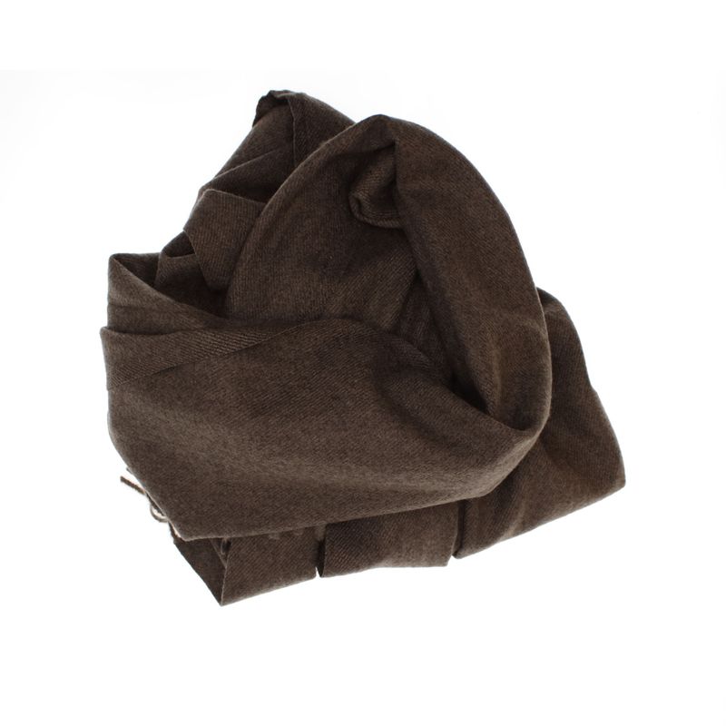 Fashion, accesorii si bijuterii - Femei - Accesorii femei - Esarfe si fulare femei - Esarfa dama, din lana, Buticcochet, 70x190 cm, model uni, Maro inchis - ES3418 - Infinity.ro