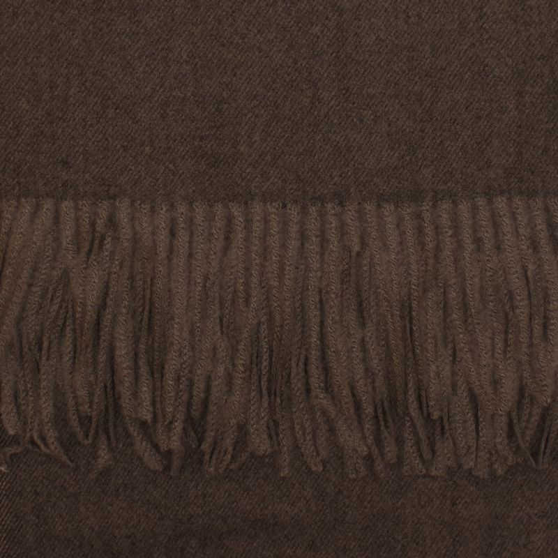 Fashion, accesorii si bijuterii - Femei - Accesorii femei - Esarfe si fulare femei - Esarfa dama, din lana, Buticcochet, 70x190 cm, model uni, Maro inchis - ES3418 - Infinity.ro