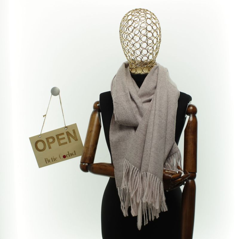 Fashion, accesorii si bijuterii - Femei - Accesorii femei - Esarfe si fulare femei - Esarfa dama, din lana, Buticcochet, 70x190 cm, model uni, Lila - ES3413 - Infinity.ro