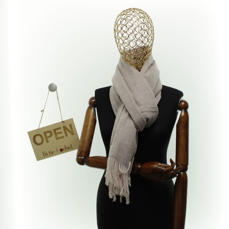 Fashion, accesorii si bijuterii - Femei - Accesorii femei - Esarfe si fulare femei - Esarfa dama, din lana, Buticcochet, 70x190 cm, model uni, Lila - ES3413 - Infinity.ro