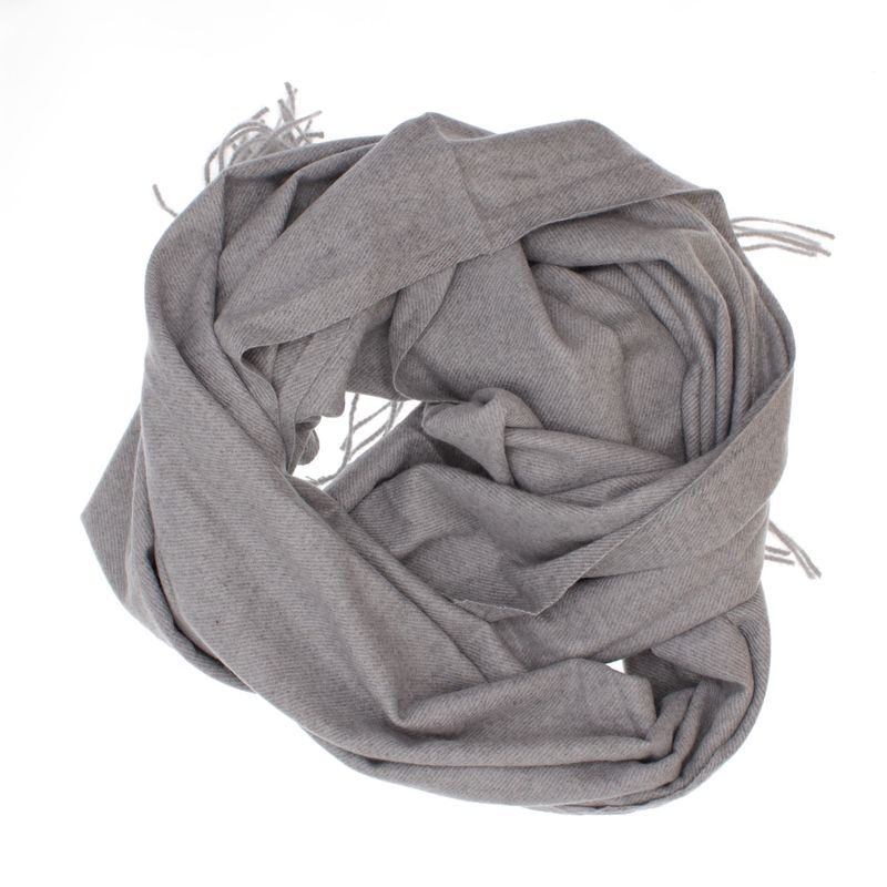Fashion, accesorii si bijuterii - Femei - Accesorii femei - Esarfe si fulare femei - Esarfa dama, din lana, Buticcochet, 70x190 cm, model uni, Gri - ES3419 - Infinity.ro