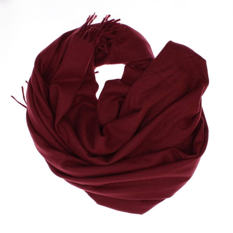 Fashion, accesorii si bijuterii - Femei - Accesorii femei - Esarfe si fulare femei - Esarfa dama, din lana, Buticcochet, 70x190 cm, model uni, Bordo - ES3416 - Infinity.ro