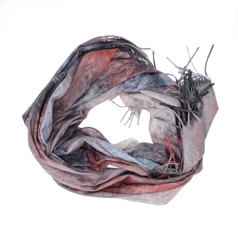 Fashion, accesorii si bijuterii - Femei - Accesorii femei - Esarfe si fulare femei - Esarfa dama, din lana, Buticcochet, 70x180 cm, cu franjuri, Multicolor- ES3424 - Infinity.ro