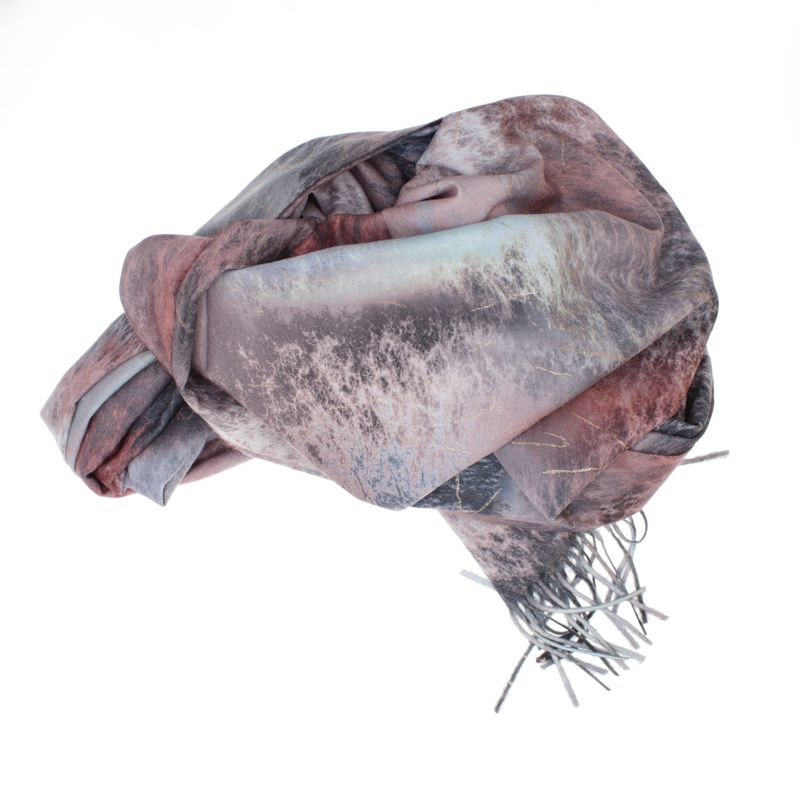 Fashion, accesorii si bijuterii - Femei - Accesorii femei - Esarfe si fulare femei - Esarfa dama, din lana, Buticcochet, 70x180 cm, cu franjuri, Multicolor- ES3424 - Infinity.ro