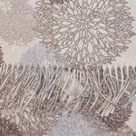 Fashion, accesorii si bijuterii - Femei - Accesorii femei - Esarfe si fulare femei - Esarfa dama, din lana, Buticcochet, 70x180 cm, model floral, Crem - ES3429 - Infinity.ro
