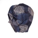 Fashion, accesorii si bijuterii - Femei - Accesorii femei - Esarfe si fulare femei - Esarfa dama, din lana, Buticcochet, 70x180 cm, model floral, Bleumarin - ES3428 - Infinity.ro